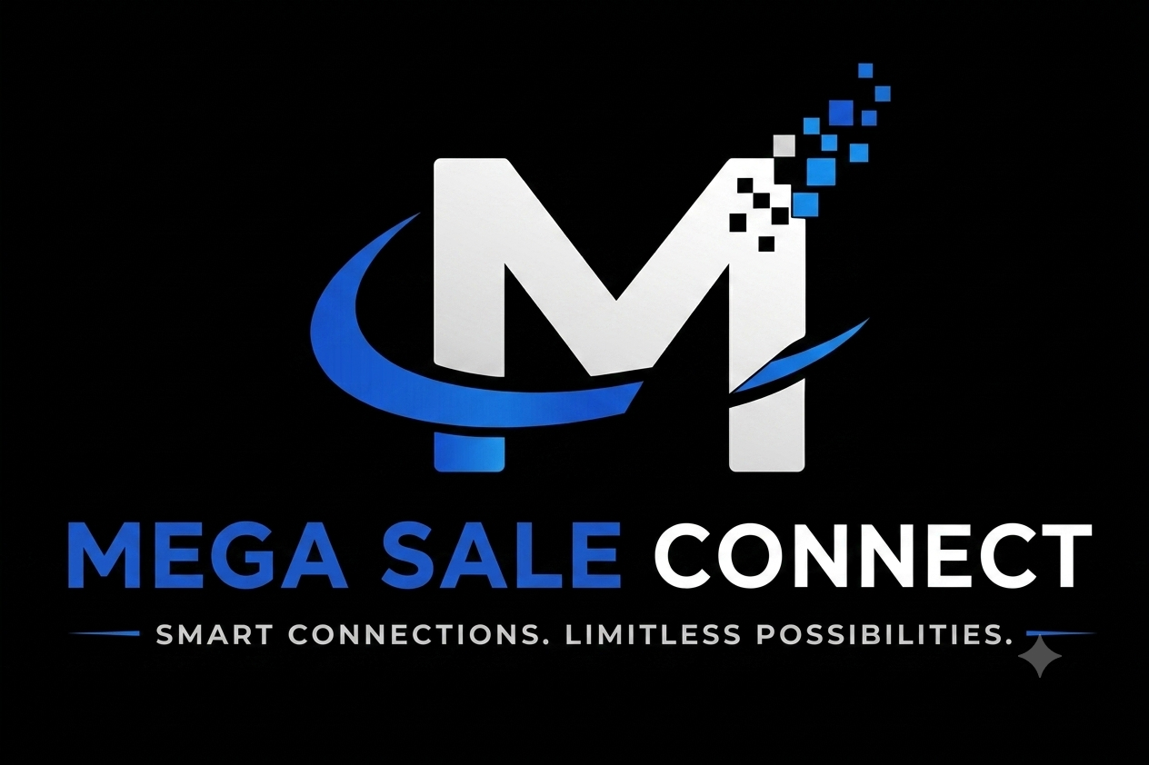 Mega Sale logo, dark version