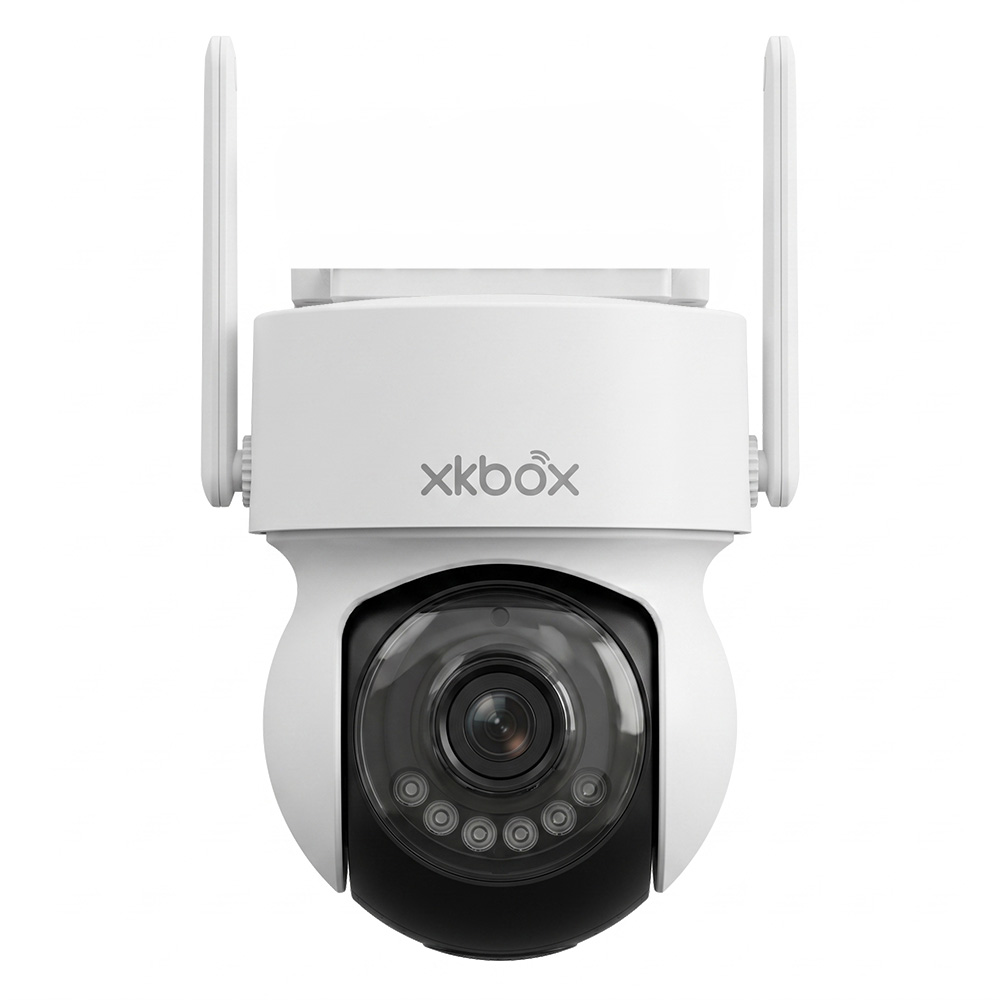XKBOX 4G solar security camera, front view
